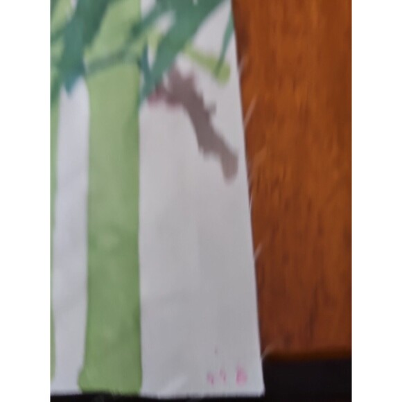 VINTAGE JAPANESE WOOD BLOCK PRINT ON SILK! ESTATE FIND - Picture 2 of 3